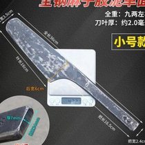 Clay brick-laying knife all-steel bricklayers knife bricklayers narrow-blade wall-laying knife stainless steel trowel Dianjiang single-sided brick knife