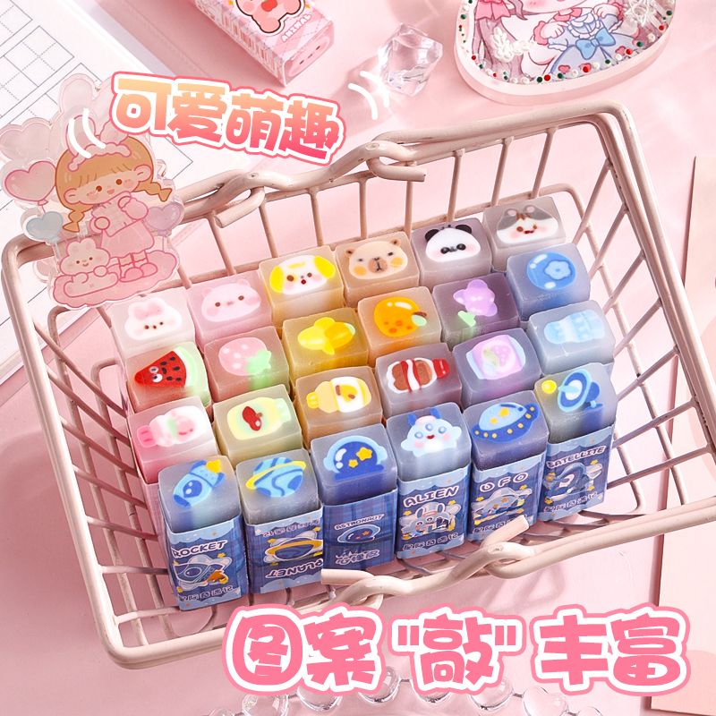 Eraser fruit animal cartoon eraser