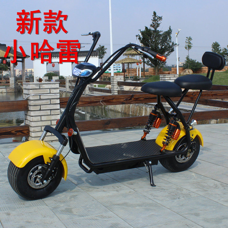 Little Hallei electric car 60V electric scooter ultra-wee electric bike double rear shock absorbing electric motor car
