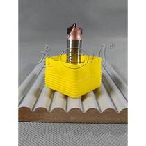 Kuichuan carpentry line knife sliding door Roman column solid wood bathroom cabinet door corrugated board engraving cutting machine tungsten steel knife