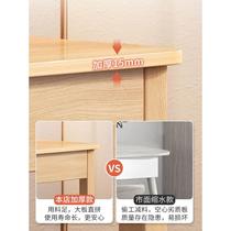 Nordic solid wood desk simple home bedroom office study writing desk primary and secondary school students desktop computer desk combination