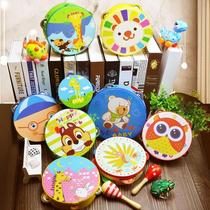 Kindergarten tambourine teacher uses rattle instrument Orff teaching materials dance performance props children hand clapping tambourine