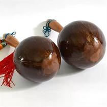 Coconut shell maracas large maracas professional maracas coconut shell maracas 1 set for 2 new models KTV maracas coconut maracas.