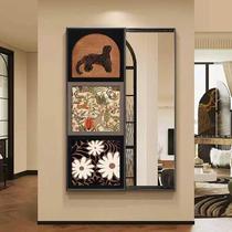 Push and pull the whole body to close the ancient style medium-sized mirror entrance decorative painting that can block the hidden invisible dressing mirror mural
