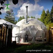 Guangzhou original manufacturer direct sales flame-retardant and wind-resistant outdoor hotel B&B starry sky bubble house PVC canopy dome tent