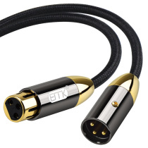 EMK audio cable XLR male to female microphone line control sound dance cable mixer balanced cable 2 meters factory direct sale