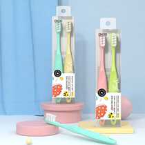 Mikolife soft-bristled toothbrush wholesale childrens gum protection household 3-6 year old baby cleaning teeth two sets