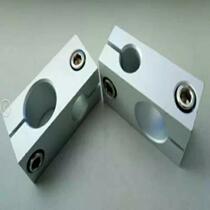 旋转支架传感器万向节连接块十字管夹圆形支柱固定夹圆棒光轴圆柱