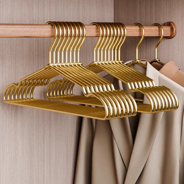 Guyi high-end aluminum alloy anti-slip and traceless clothes rack