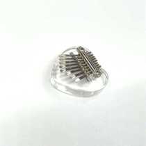 Heart-shaped 8-tone mini kalimba kalimba 8-tone crystal kalimba finger piano kalimba