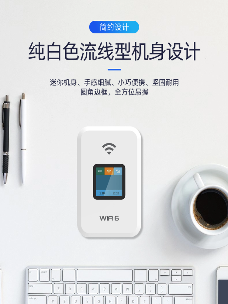 Plug-In Card Portable Wifi 2026 New Model Wireless High-Speed Network Mobile Wifi 6, Self-Inserting Card, No Plan Required, No Fees, Nationwide Availability, All-Network Compatible, Suitable for Home, Car, and Mobile Hotspot