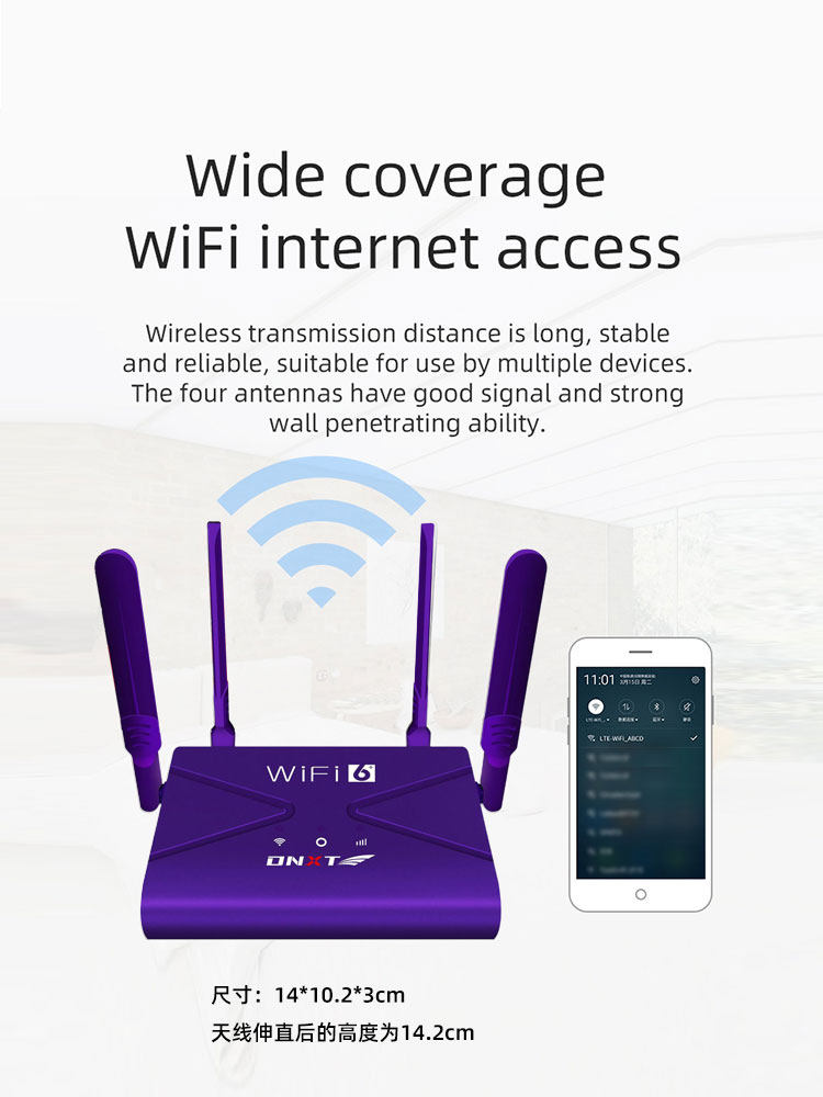 [Can Be Used with Sim Card, International Version] Portable Wireless Wifi Mobile Network 2025 New Model Wifi6 Sim Card Router Cpe Portable Network Card Japan Wifi Egg Available in Asia, Europe, and Africa
