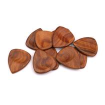 Guitar Bass Picks Wood Acoustic Pick Plectrum Hearted Shape