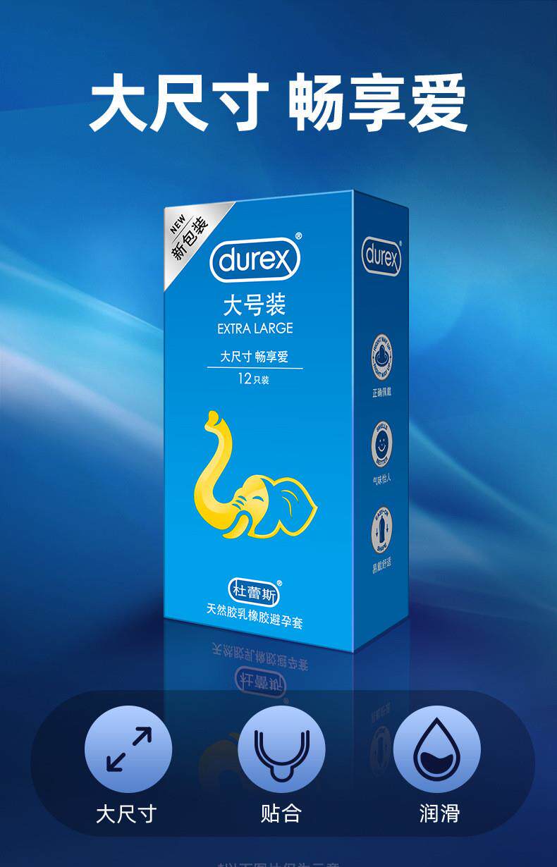 Extra Large Condoms: 56mm Thin Lubricated XL - Product image 6