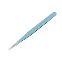 Hand account special tweezers stainless steel color macaron student diy sticker tool straight elbow hand account tweezers