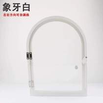 Restaurant small trading window glass braised delicatessen sliding door acrylic door opening sales pass window window hotel