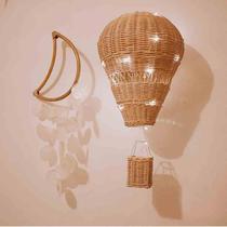 Ins style hand-woven rattan hot air balloon childrens room preschool education place photography agency home decoration supplies