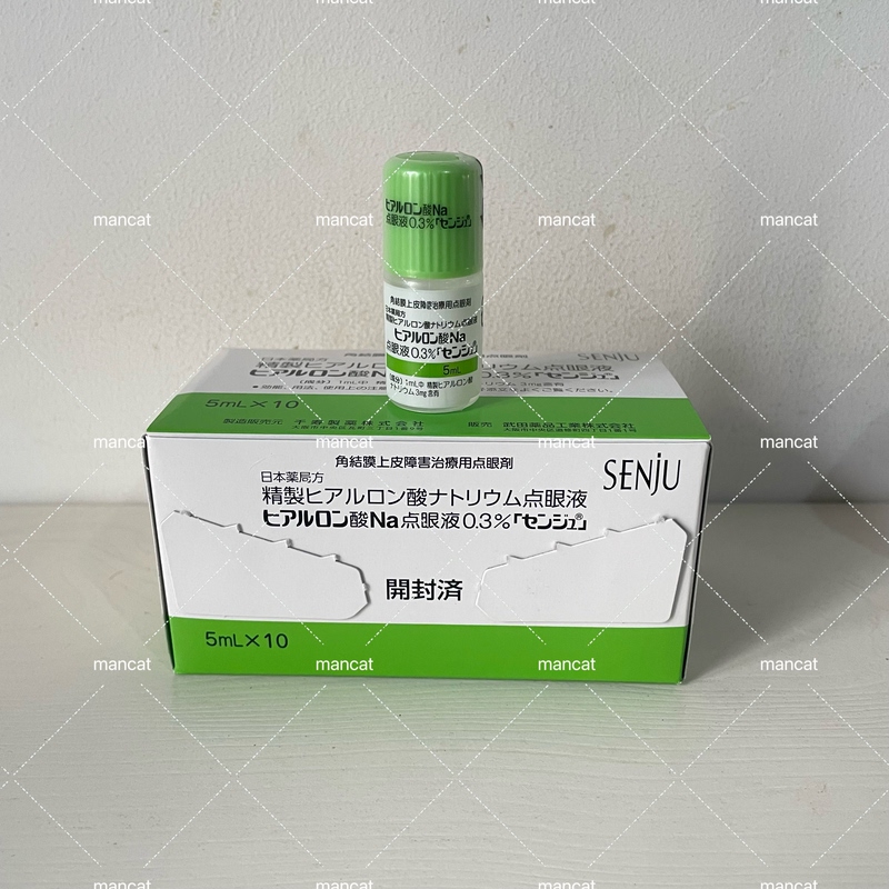 Japan Senju Senju Green Bottle 0.3% Pet Eye Moisturizer for Cats and Dogs, Dry Eye Repair, Tear Stain Removal, Corneal Repair