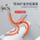 Universal Faucet Extender, Universal Kitchen and Bathroom Silicone Swivel Extender, Anti-Splash Nozzle