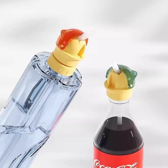 Baby and Children's Straw Anti-Choking Water Bottle Drinking Tool Portable Bottle Conversion Head Cap Cover Conversion Spout Universal