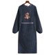 Long-Sleeved Apron for Kitchen Use, Made of Pure Cotton and Linen, with Sleeves, Stylish, Stain-Resistant, Suitable for Both Men and Women, Thickened for Outdoor Wear