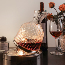 Decanter red wine home high-end living room wine cabinet light luxury wine gyro decanter rotating rotating type