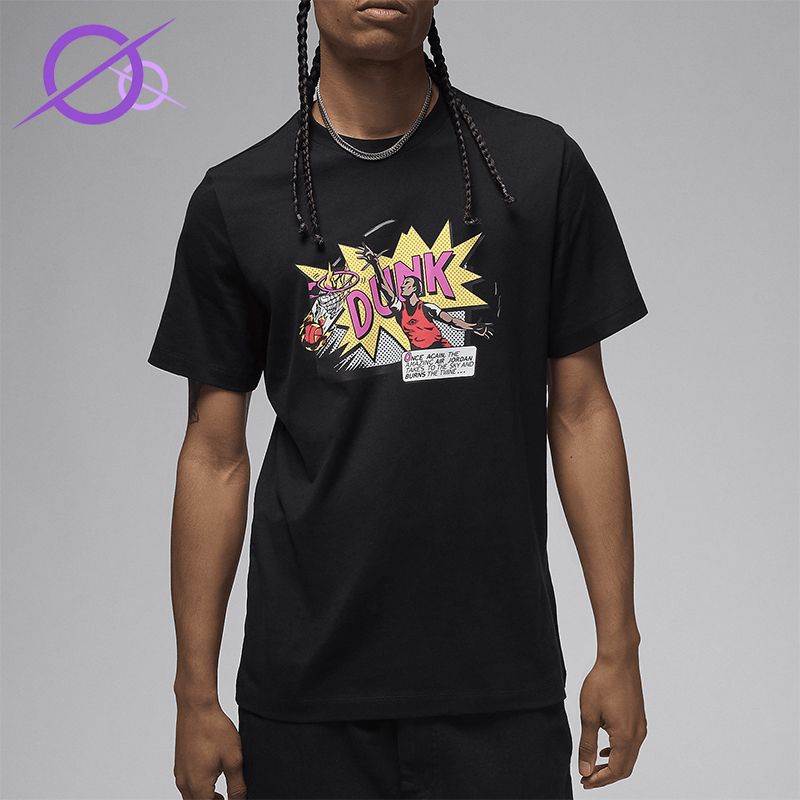 Nike/Nike Genuine Men's Breathable Printed Casual Breathable Sports Classic Short-Sleeved T-Shirt Fz1939-010 Nike/Nike Genuine Men's Breathable Printed Casual Breathable Sports Classic Short-Sleeved T-Shirt Fz1939-010