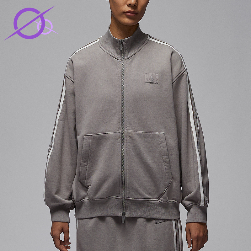 Nike/Nike Genuine Spring and Autumn Jordan Women's Sports Stand-Up Collar Classic Jacket If1028-016 Nike/Nike Genuine Spring and Autumn Jordan Women's Sports Stand-Up Collar Classic Jacket If1028-016