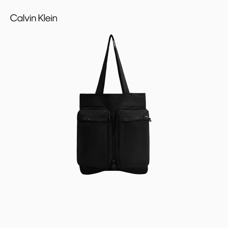 Ck Jeans Men's Classic Fabric Label Casual Lightweight Commuter Style Business Large Capacity Tote Bag Gift