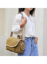 Suitable for Canon camera bag Nikon SLR bag portable shoulder 200D750D760D mirrorless canvas photography bag