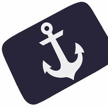 Doormat Flannel European and American Anchor Carpet Floor Mat Bathroom Door Mat Water-Absorbent Anti-Slip Customized