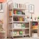 Children's bookshelf Iron picture book shelf baby storage rack integrated household simple bookcase movable storage rack floor
