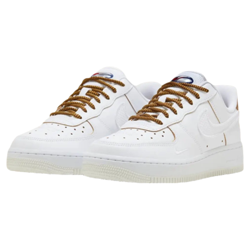Nike Air Force 1 Low White and Brown Low-Top Casual Sneakers Hf5716-111 Shenzhen Main Warehouse Nike Air Force 1 Low White and Brown Low-Top Casual Sneakers Hf5716-111 Shenzhen Main Warehouse