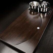 Yishan New Chinese Tea Set Office Home Tea Table Simple Tea Tray Kettle Integrated Drainage Light Luxurious Modern