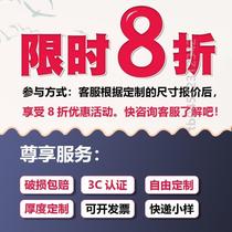 Art tempered double-layer glass partition screen metal custom-made silk glue wired glass sliding door entrance hall living room