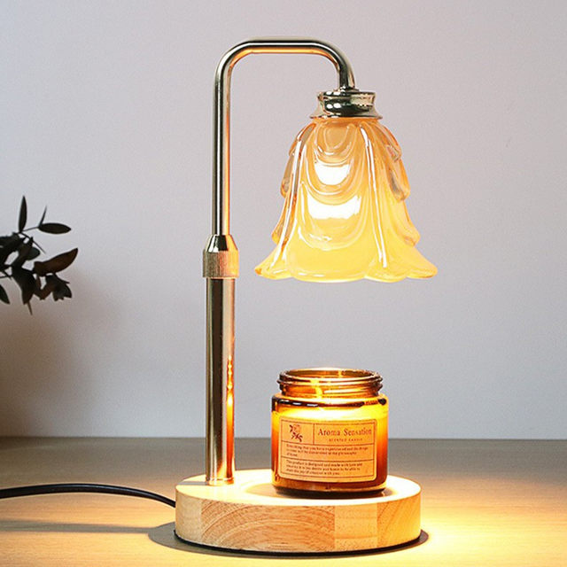 Fireless Wax Melting Lamp, Aromatherapy Lamp, Ambient Light, Candle Warmer, Electric Candle Melting Lamp, Bedroom Night Light, Bedside Table Lamp