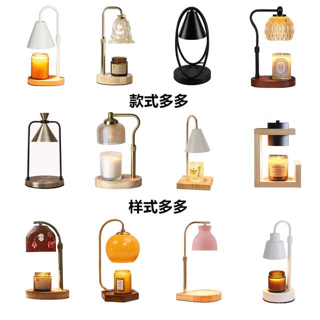 Fireless Wax Melting Lamp, Aromatherapy Lamp, Ambient Light, Candle Warmer, Electric Candle Melting Lamp, Bedroom Night Light, Bedside Table Lamp