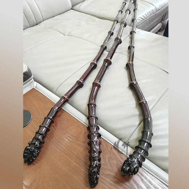 Bamboo Walking Stick for Hiking, Self-Defense, Anti-Slip, for Elderly Men and Women, Hiking Stick, Bamboo Cane, Trekking Pole