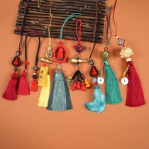 Car pendant gourd sachet creative car pendant lucky bag aromatherapy car rearview mirror decoration