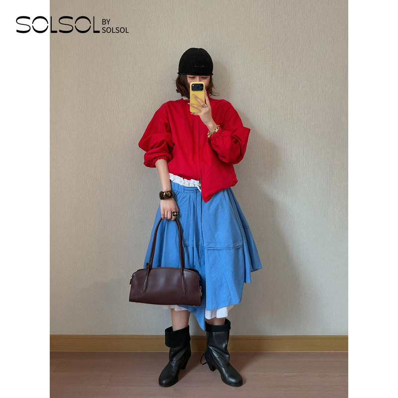 Low Classic Designer Brand 26 Spring/Summer New Arrivals Reversible Casual Zipper Jacket Solsol