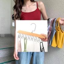 Sling artifact hook household multi-functional storage {underwear wooden storage student dormitory ins hanger vest