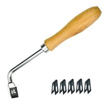 PVC plastic floor leather welding tool manual slotting knife indoor sports floor glue slotting machine rubber slotting knife