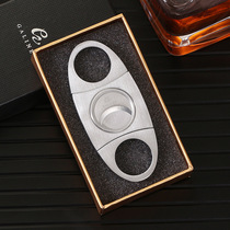 Cuban cigar scissors stainless steel cigar scissors thickened sharp blade portable cigar cutter EC-50A