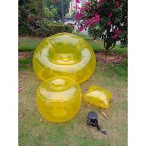 Internet celebrity fashion inflatable sofa art snail inflatable chair European style Amazon popular lazy sofa chair