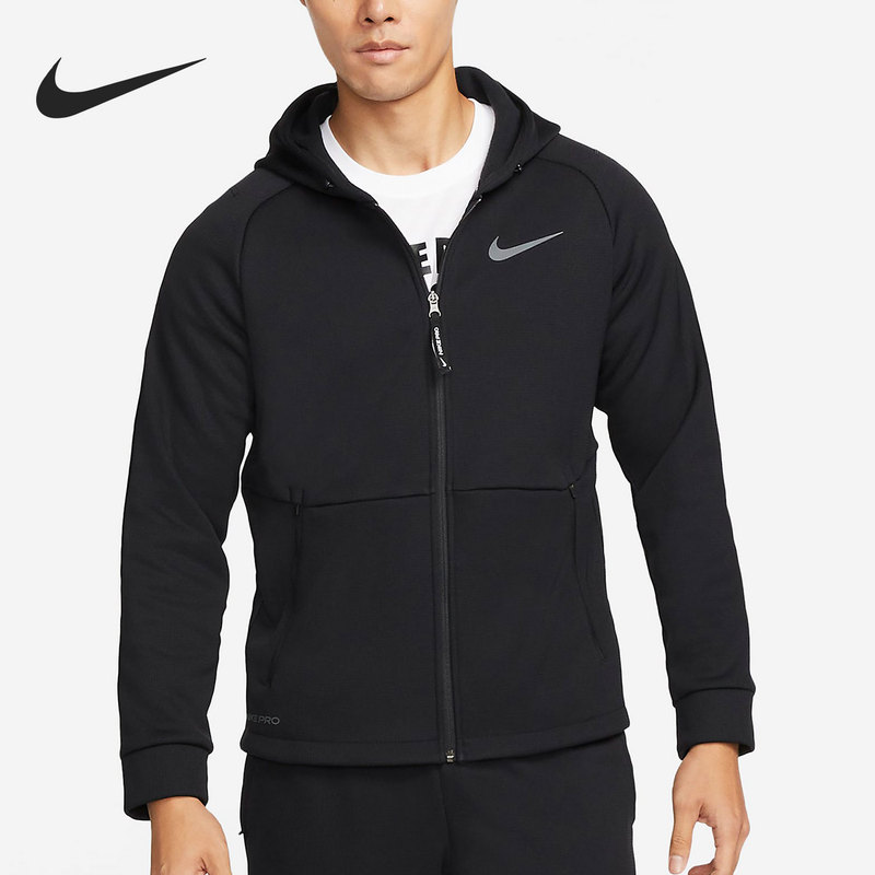 Nike/Nike Genuine Pro Therma-Fit Men's Fleece Long-Zip Jacket Dd2125-010