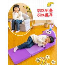 Kindergarten baby reading area childrens small sofa 1 to 2 years old cartoon lazy seat boy folding small sofa