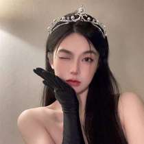Wedding Crown Queen Pearl Hairpin Childrens Birthday Rhinestone Bridal Tiara Wedding Dress Crown Princess Crown Headband