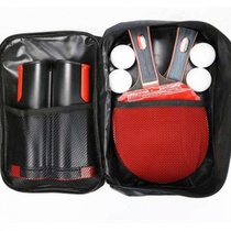 Table tennis racket set portable table tennis rack double racket set popular replacement table tennis set 2 rackets 3 balls