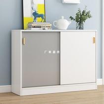 Thin sideboard narrow cabinet 20cm30cm wide storage cabinet sideboard cupboard shoe cabinet tea cabinet