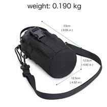 Multifunctional portable kettle thermos cup cover tactical kettle bag outdoor sports large capacity diagonal portable utility bag